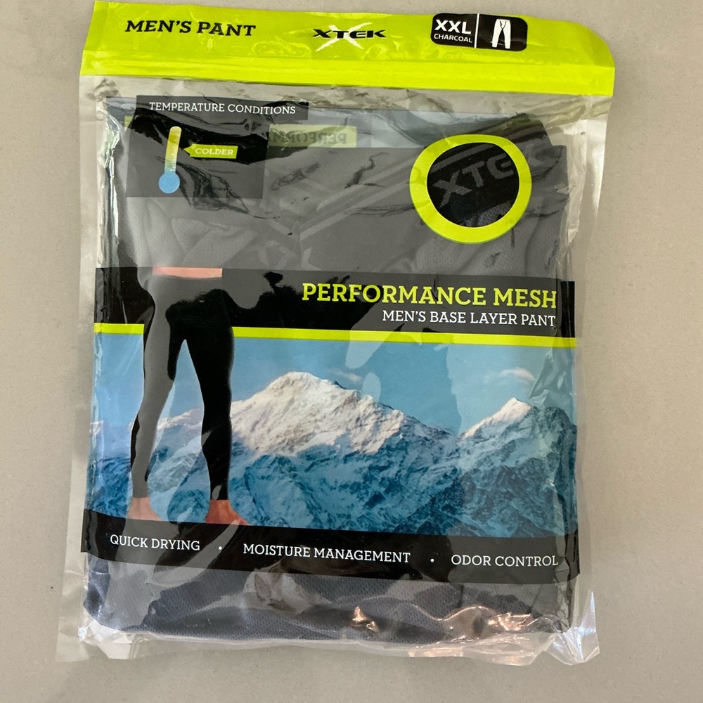XTEK men’s mesh base layer pant